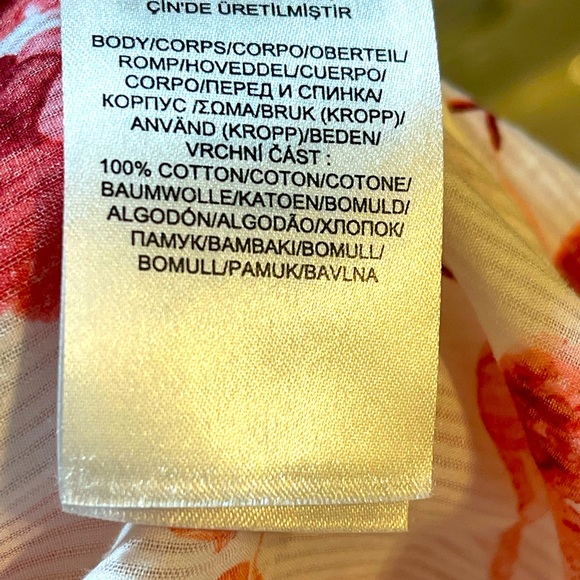 LAUREN RALPH LAUREN - Floral Pink Button Down Blouse. Size PXS - Picture 13 of 13